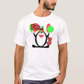 Penguin Ik ben 3 Verjaardag Tshirts en Geschenken (Voorkant)