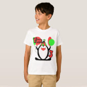 Penguin Ik ben 3 Verjaardag Tshirts en Geschenken (Voorkant volledig)