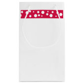 Penguin in a Santa Hat Klein Cadeauzakje (Achterkant)