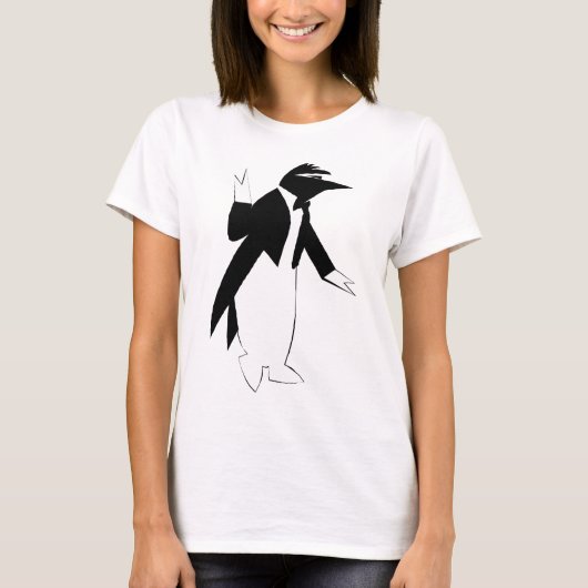 Penguin in a Tuxedo - Koel als ijsbreker T-shirt (Voorkant)
