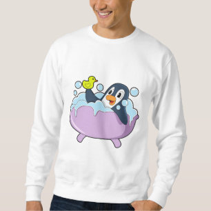 Penguin in Bathtub met Duck Trui
