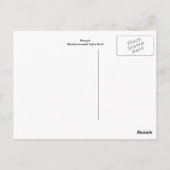 Penguin in Blairdrummond Briefkaart (Achterkant)