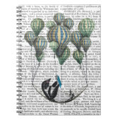 Penguin in Hammock Balloon Notitieboek (Voorkant)