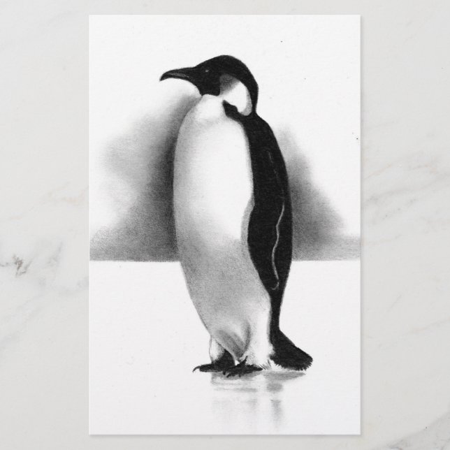 PENGUIN IN PENCIL: REALISME ART (Voorkant)