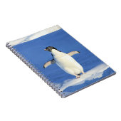 Penguin in the Snow Notitieboek (Rechterzijde)