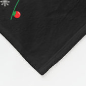 Penguin In Xmas Socks Funny Holiday Ugly Sweater C Fleece Deken (Hoek)