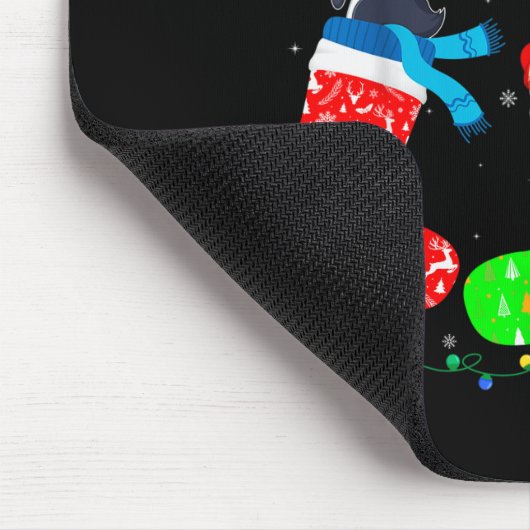 Penguin In Xmas Socks Funny Holiday Ugly Sweater C Muismat (Hoek)