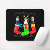 Penguin In Xmas Socks Funny Holiday Ugly Sweater C Muismat (Met muis)