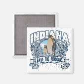 Penguin Indiana Magneet (Voorkant / Achterkant)