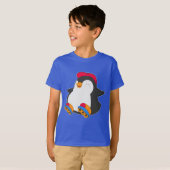 Penguin Inline schaatsen Inline schaatsen Sport T-shirt (Voorkant volledig)