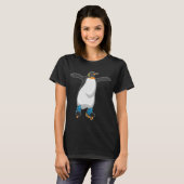 Penguin Inline schaatsen Roller skates T-shirt (Voorkant volledig)