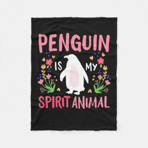 Penguin is mijn diertje fleece deken