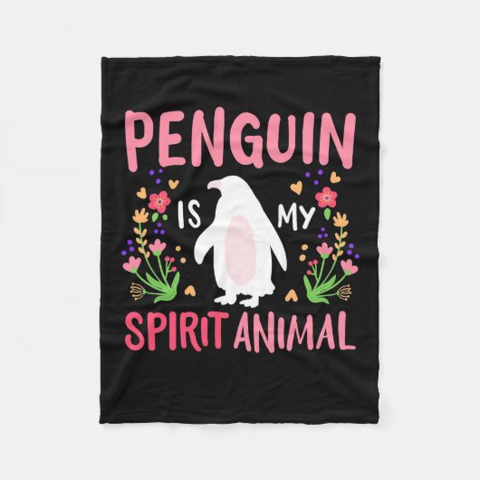Penguin is mijn diertje fleece deken (Voorkant)