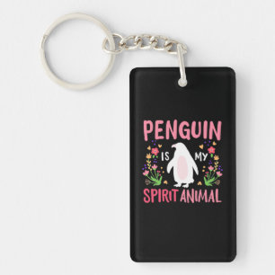 Penguin is mijn diertje sleutelhanger