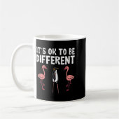Penguin Its Okay To Be Different Flamingo Men Wome Koffiemok (Links)