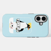 Penguin Japans schrift dat pinguïn leest Case-Mate iPhone Case (Achterkant (horizontaal))