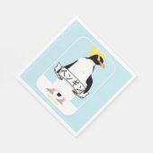 Penguin Japans schrift dat pinguïn leest Servet (Hoek)