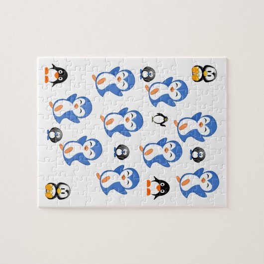 Penguin Jigzaag Puzzle Legpuzzel (Horizontaal)