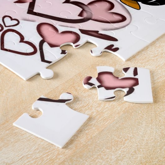 Penguin Jigzaag Puzzle Legpuzzel (Zijkant)