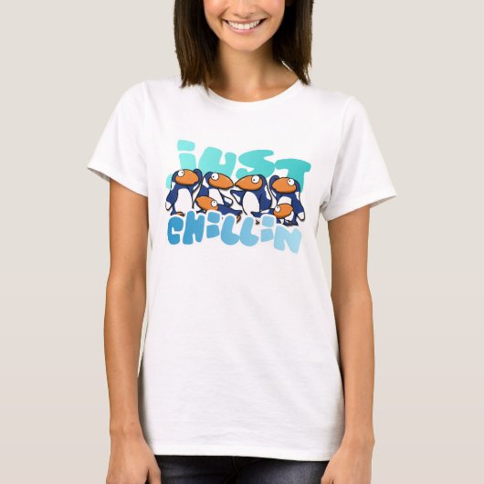 Penguin Just Chillin Dames Tanktop (Voorkant)