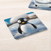 Penguin Kartonnen Onderzetters (Schuin)