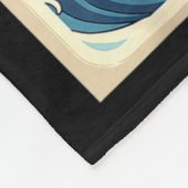 Penguin Kawaii Japanese Ramen Noodle Retro Gaming  Fleece Deken (Hoek)