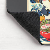 Penguin Kawaii Japanese Ramen Noodle Retro Gaming  Muismat (Hoek)