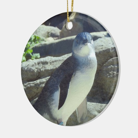Penguin Keramisch Ornament (Links)