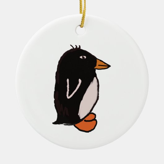 Penguin Keramisch Ornament (Voorkant)