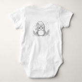 Penguin Kerst Vrolijkheid Romper (Achterkant)