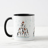 Penguin kerstboom Fun Holiday Cartoon Mok (Links)