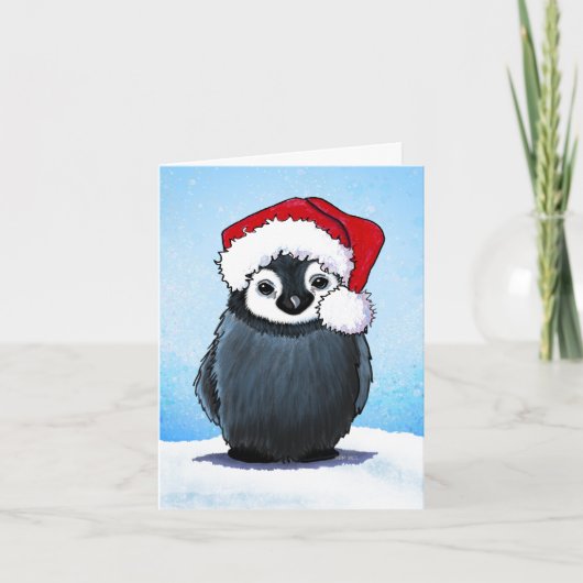 Penguin-kerstkaart Bedankkaart (Voorkant)