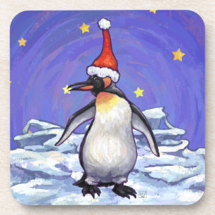 Penguin Kerstmis Bier Onderzetter