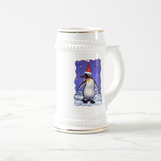 Penguin Kerstmis Bierpul (Voorkant rechts)