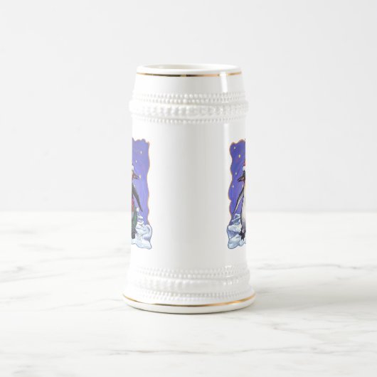 Penguin Kerstmis Bierpul (Center)