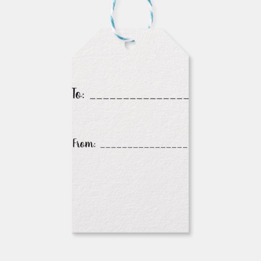 Penguin Kerstmis Cadeaulabel (Achterkant)