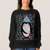 Penguin Kerstmis Cute Snowflake Winter Trui (Voorkant)