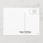 Penguin Kerstmis Feestdagenkaart (Achterkant)