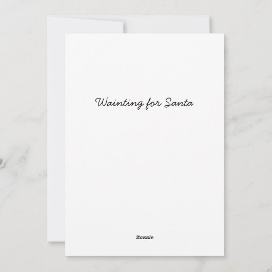 Penguin Kerstmis Feestdagenkaart (Achterkant)