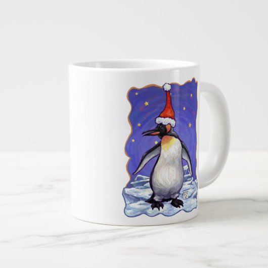 Penguin Kerstmis Grote Koffiekop (Voorkant rechts)