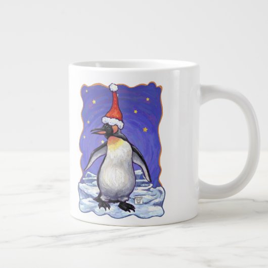 Penguin Kerstmis Grote Koffiekop (Rechts)