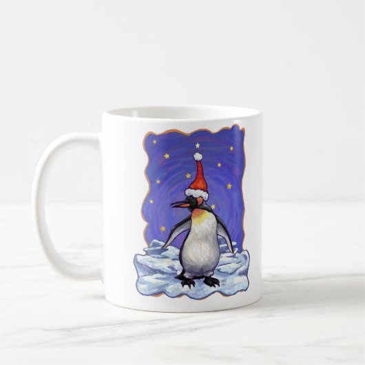 Penguin Kerstmis Koffiemok (Links)