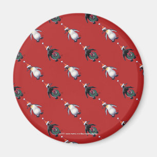 Penguin Kerstmis Magneet