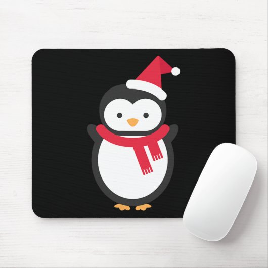 Penguin Kerstmis Muismat (Met muis)