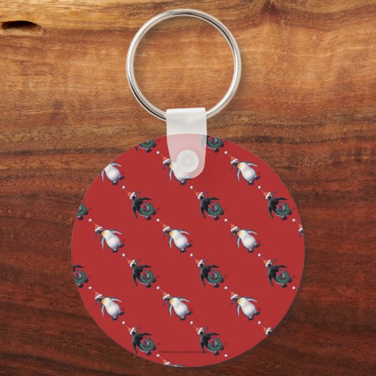 Penguin Kerstmis Sleutelhanger (Voorkant)