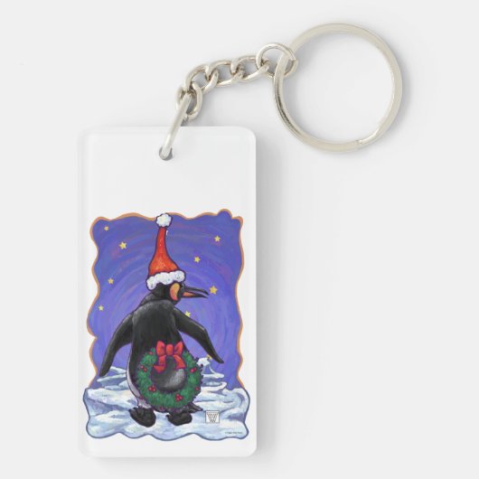 Penguin Kerstmis Sleutelhanger (achterkant)