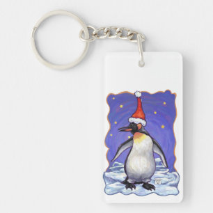 Penguin Kerstmis Sleutelhanger