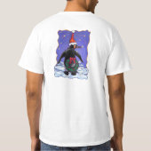 Penguin Kerstmis T-shirt (Achterkant)