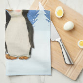 Penguin Kerstmis Theedoek (Quarter Fold)