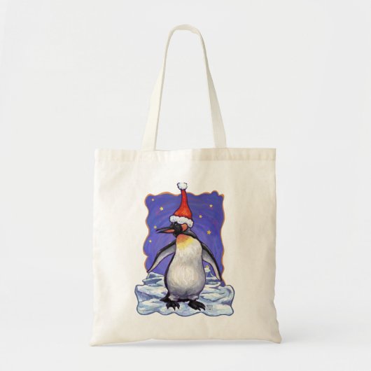 Penguin Kerstmis Tote Bag (Voorkant)